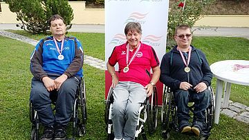 Thomas Unterrainer bei ÖSTM 2018 mit Medaille